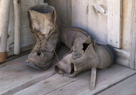 Old Shoes of the Tetons