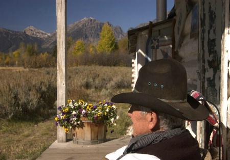 Resting View of the Tetons