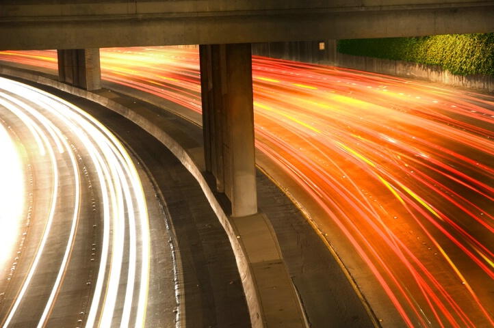 san diego traffic time exposure