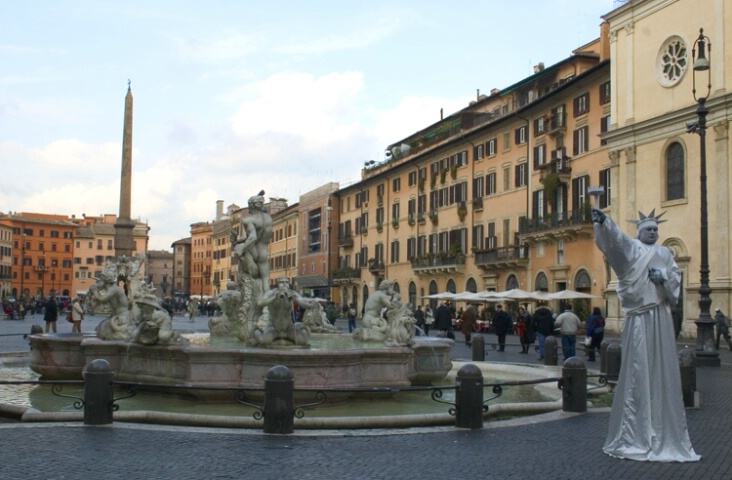Piazza Navona with LIberty