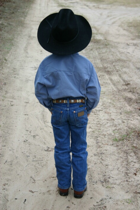 cowboy up, little guy