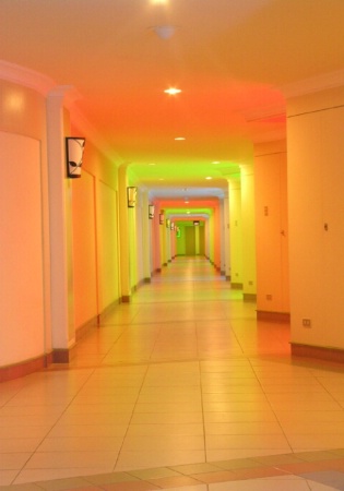 Colored Hallway