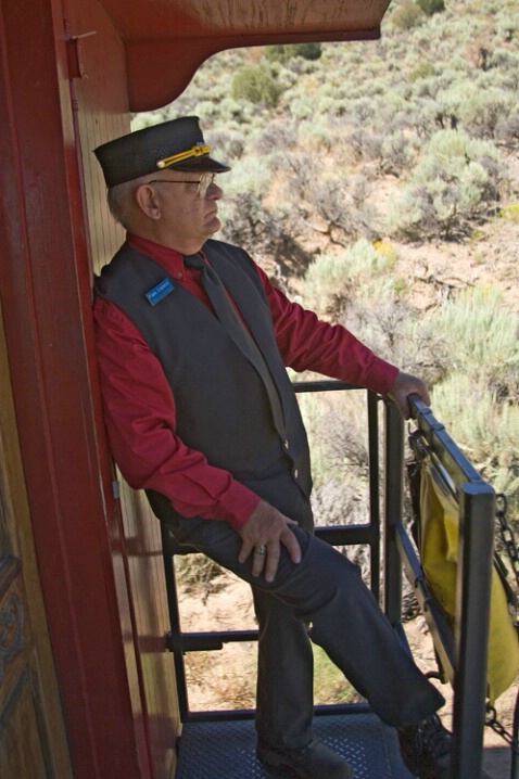 Cumbres & Toltec Railroad Conductor - ID: 735470 © James E. Nelson