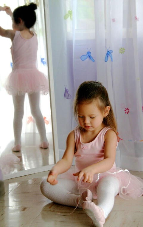 little girl ballet