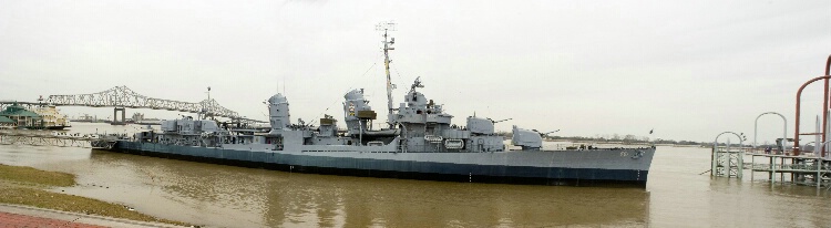 USS KIDD Panarama