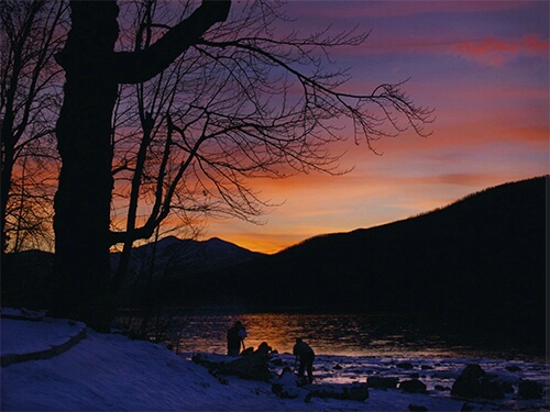 Photographers at Sunset