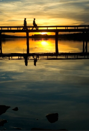 Sunset Fishermen