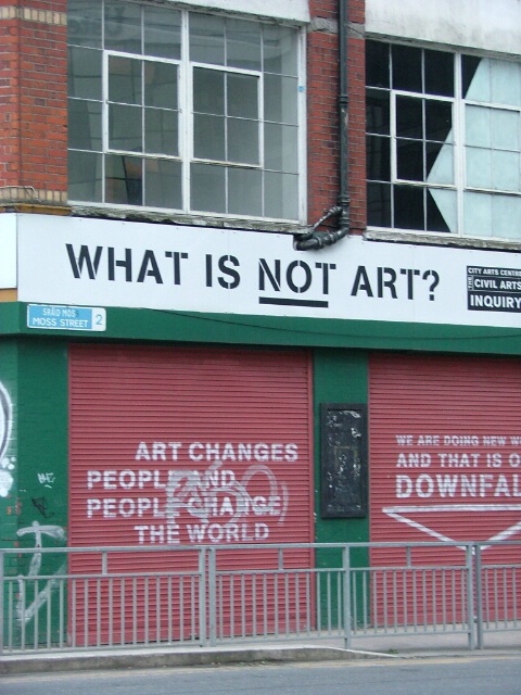 What is not art?