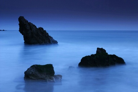 Rocks in Blue