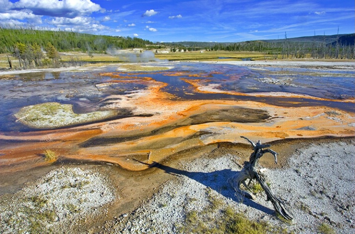 Midway Geyser Basin Yellowstone National Park
