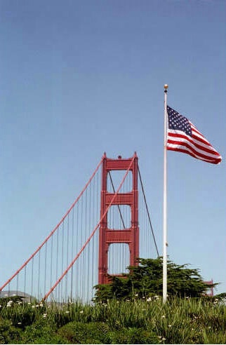 Golden Gate Flag