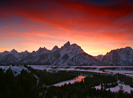 Fire on snake river