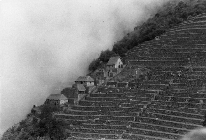Machu Picchu Black and White