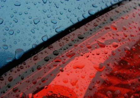 Car In The Rain