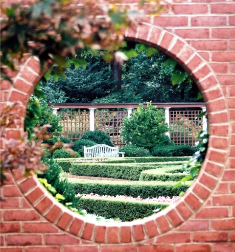A window on the garden
