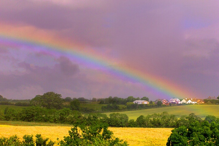 Rainbow on the Road to Dublin