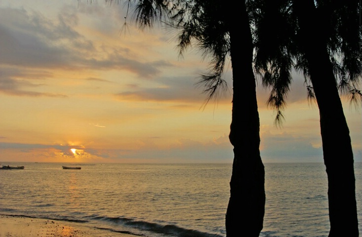 Sunset at tamarin