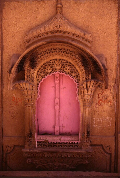 Palace window, Jaisalmeer, Rajastan, India