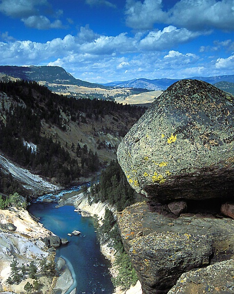 Tippy Stone Over Yellowstone Canyon
