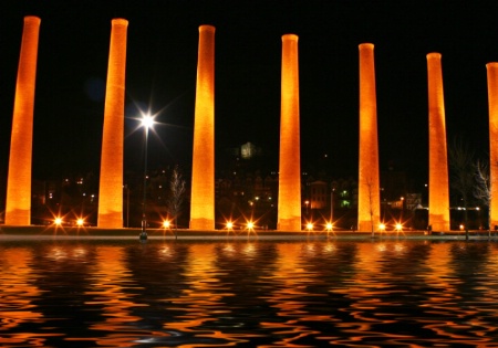 Old Steel Mill Smoke Stacks