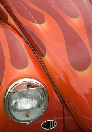 Flaming  VW