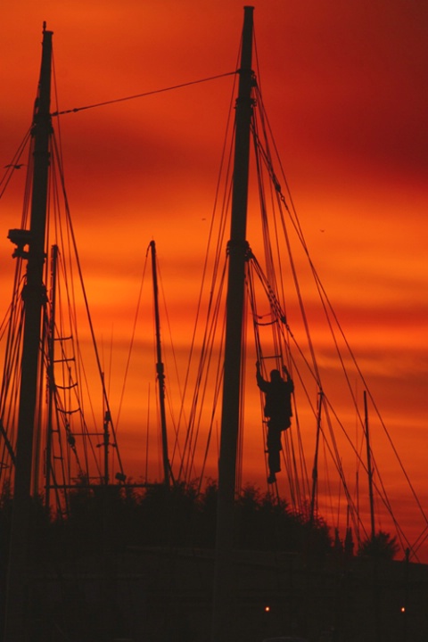 Crewman in the Rigging