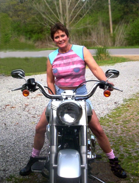 Grandma on the Harley