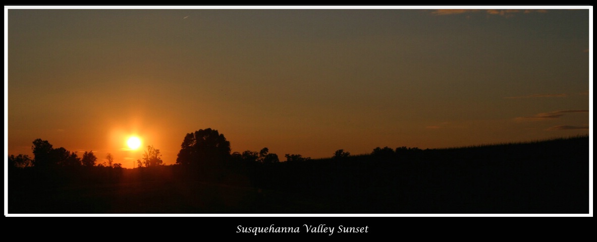 Susquehanna Valley Sunset