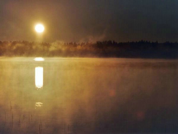 The first rayons of sun