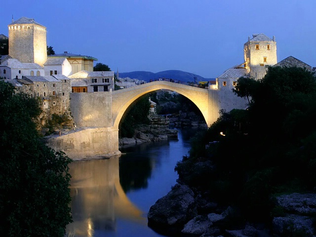 old bridge in mostar