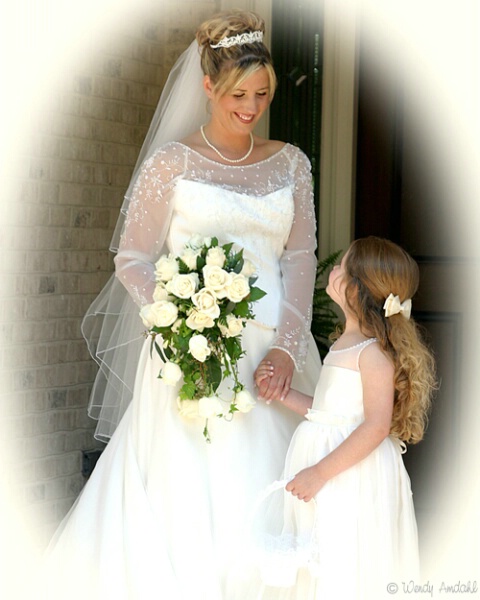 The Bride  and The Flowergirl