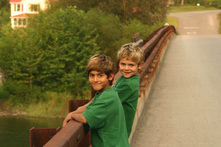 Brothers on a Bridge