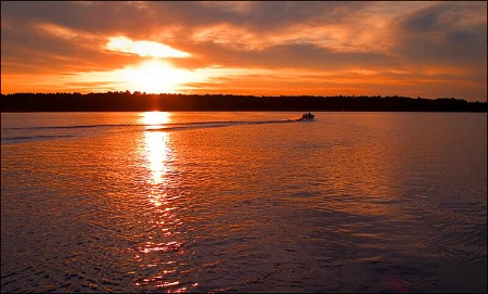 Sunset ,Cass Lake, Minnesota