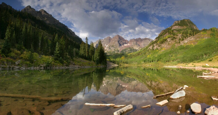 Maroon Bells Panorama 2