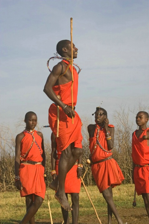 Maasai Warriors Dancing - ID: 523781 © James E. Nelson