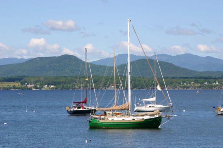 A summer Day on Lake Champlain