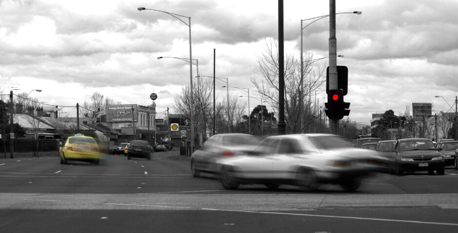 Grey day in Melbourne Inner Suburbs