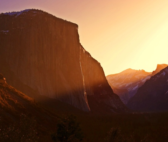El Capitan in the Sun, Yosemite Valley