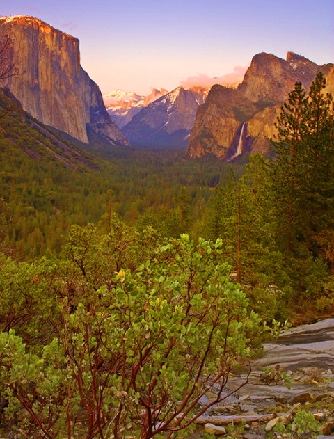 Sunset at Yosemite
