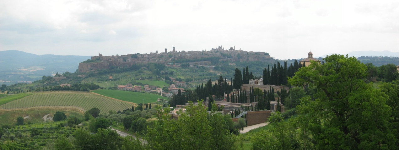 Orvieto and surrounding Landscape, Panorama