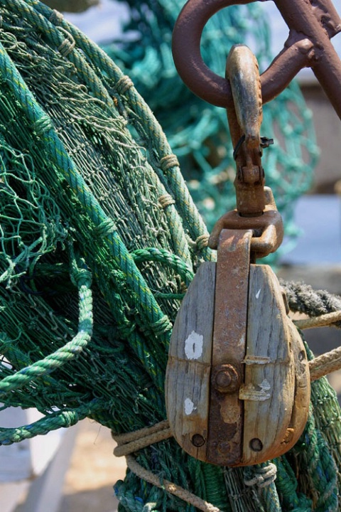 Shrimp Boat Net & Pully