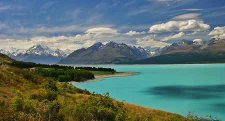 Lake Pukaki and Mount Cook, New Zealand