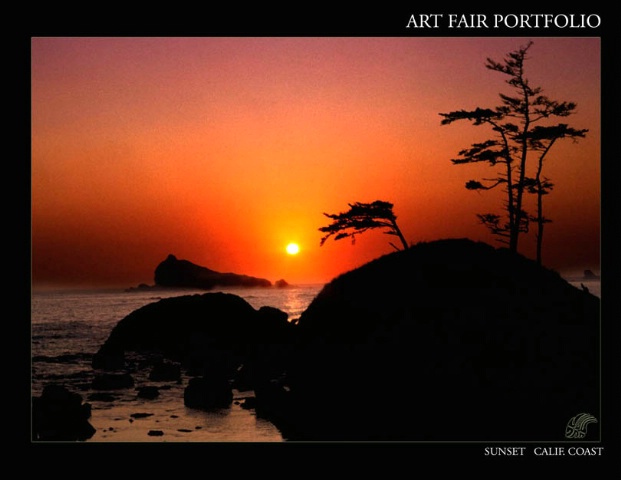 Sunset on calif. coast - ID: 883041 © Kurt Kettelhut