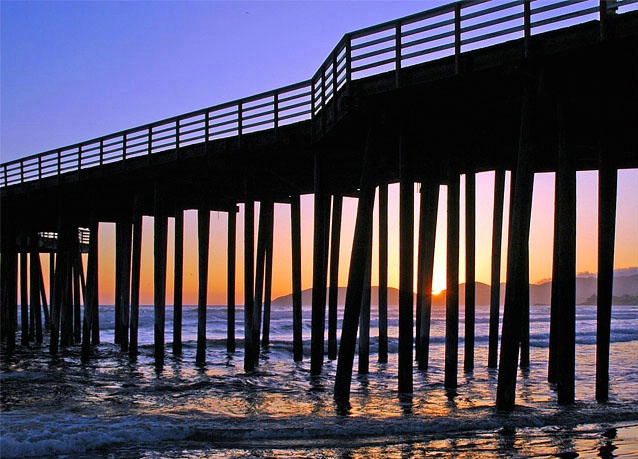 Pismo Pier Sunset Tides #1
