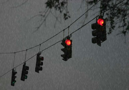 Red light rain