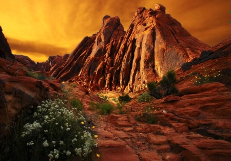 Valley of Fire Twin Rocks