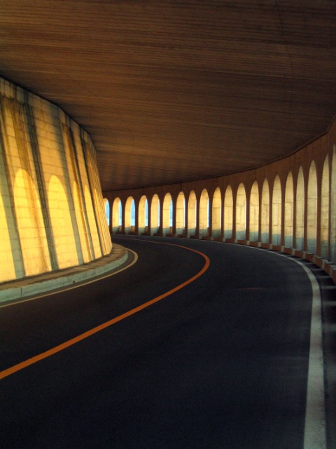 Tunnel. Inawashiro, Fukushima.