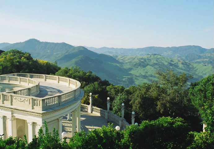 View from Hearst Castle