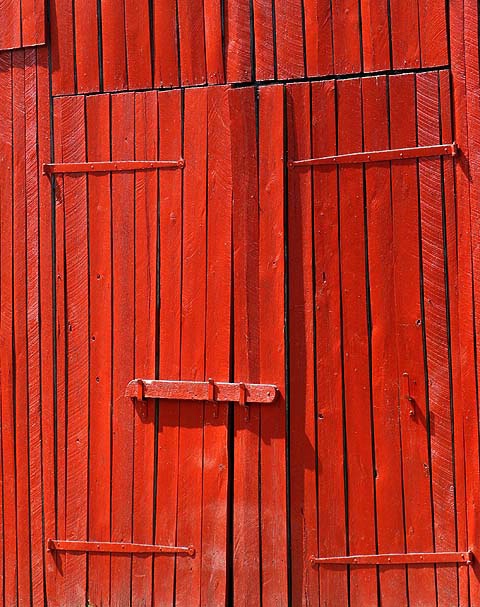 Red Barn Door