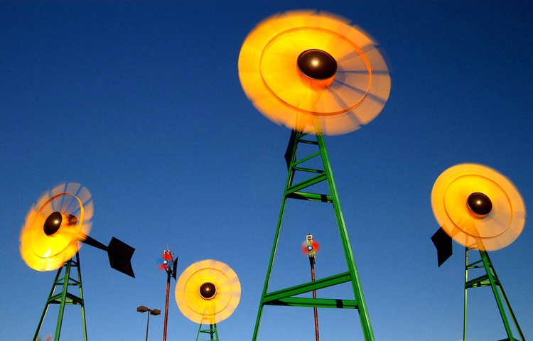 Yellow Wind Mills